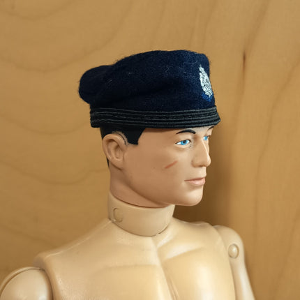 1/6 Scale Hong Kong Police Beret Cap – Tactical Unit Hat for 12" Figure (Pre-Owned)