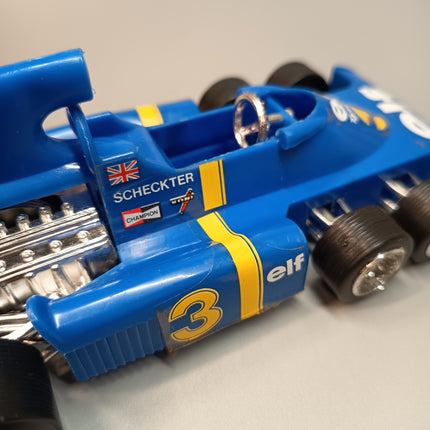 Vintage Champion Racer Tyrell P34 Blue – Plastic Friction Toy Car (Pre-Owned)