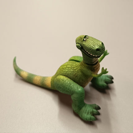 Toy Story Rex Dinosaur – 2" Buildable Cake Topper (Yujin, Pre-Owned)