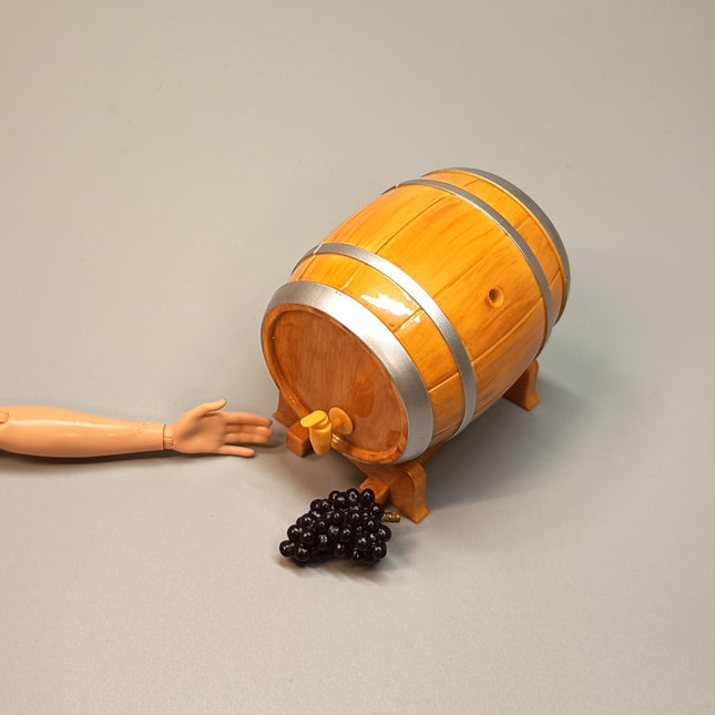 Re-Ment Size Wine Barrel with Stand 2.5" – Dollhouse Bar (Pre-Owned)