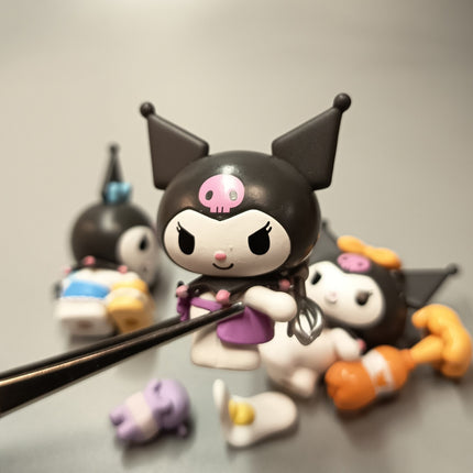 Sanrio Kuromi Cooking with Baku – 2" Figure (Lot of 3, 2022) (Pre-Owned)