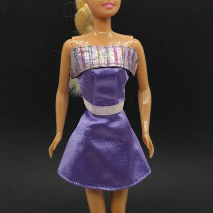 Light Purple Strapless Dress – 90s 11" Doll (Pre-Owned)