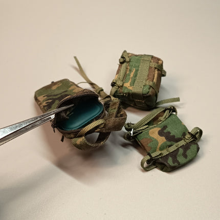 1/6 Scale Military Camo Water Bag Pouch – Lot (Pre-Owned)