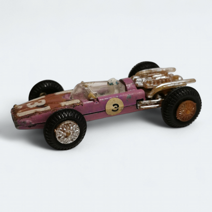 Vintage Cooper Maserati 2.5" Figure Purple – Diecast Race Car No.03 HK (Fair, Pre-Owned)