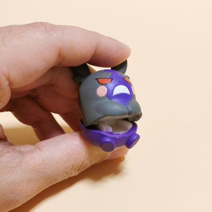 Pokemon Morpeko Hangry Mode 1.5" Mini Figure – Stationery Clip (Bandai, Pre-Owned)