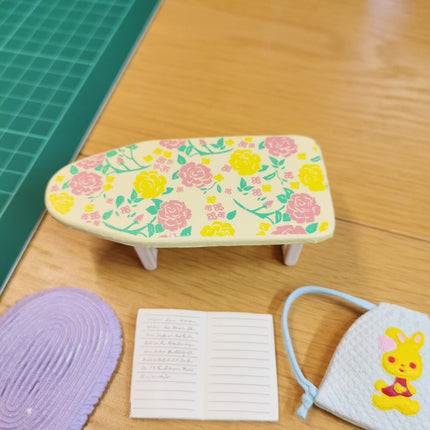 Re-Ment Miniature Ironing Board & Doormat – Retro Goods Series (Pre-Owned)