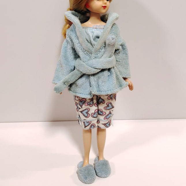 1/6 Scale Light Blue Pajama Robe – for Licca Blythe (Pre-Owned)