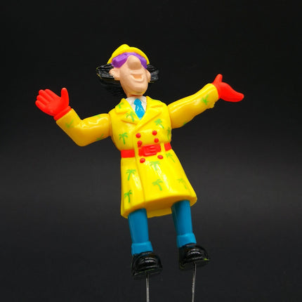 Vintage 1992 INSPECTOR GADGET Windsurfer 5" Figure Loose Toy Collectible TIGER