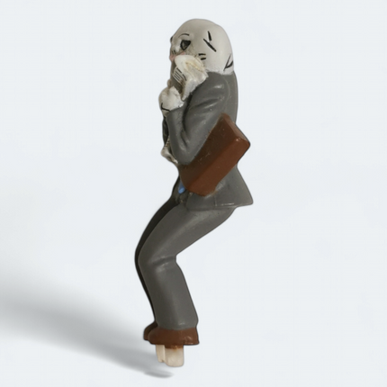 Ultraman Monster Kaiju Jamila in Business Suit 2" Mini Figure – Sitting Miniature (Pre-Owned)