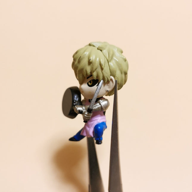 One Punch Man Genos with Saucepan 1.5" Charm – Bandai Mini Figure (Pre-Owned)