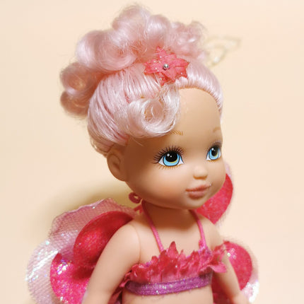 MGA Entertainment 2004 Flower Fairies 7" Rose Doll with Pet Bee Comb (Pre-Owned)