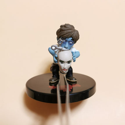 GHOST ZOMBIE HAIRDRESS 1.5" Mini Figure Weird Toy Careless of the Dead Takara
