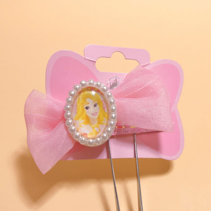 Disneyland Pink Aurora Bow Hair Clip – HKDL Girl Gift (Unused)