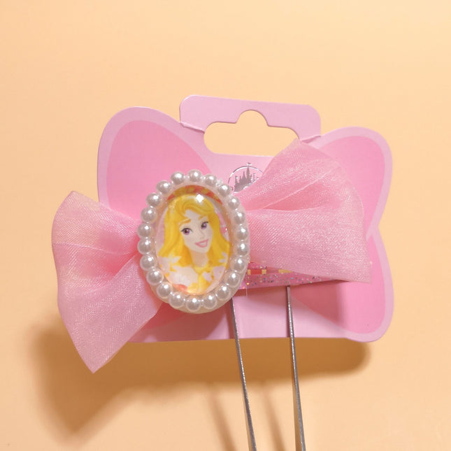 Disneyland Pink Aurora Bow Hair Clip – HKDL Girl Gift (Unused)