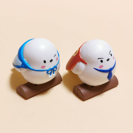Chubby Long-Tailed Birds 1.5" Mini Figures – Clip Lot of 2 (Pre-Owned)