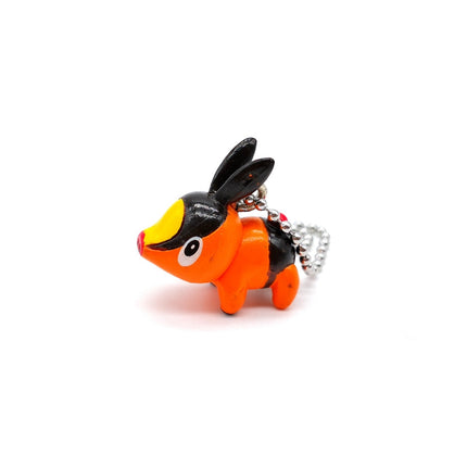Pokemon Tepig 1/2" Mini Figure – Keychain Charm (Nintendo, Pre-Owned)