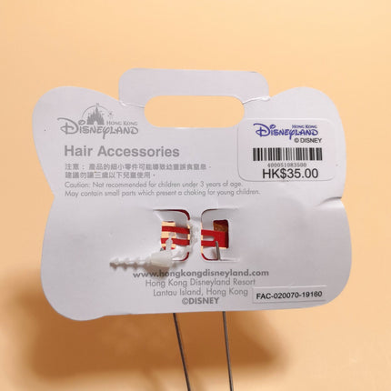 Disneyland Minnie Mouse Red Bow Hair Clip – HKDL Girl Gift (Unused)