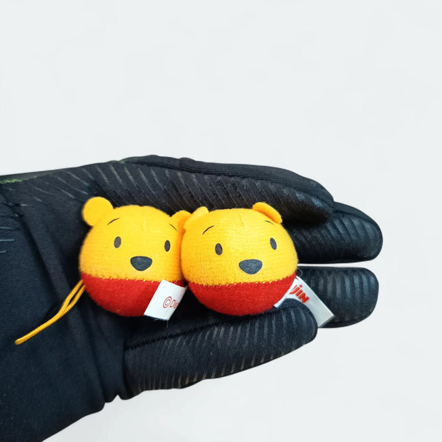 Winnie the Pooh Plush Ring & Hair Tie – 1" Accessory Set (Pre-Owned)