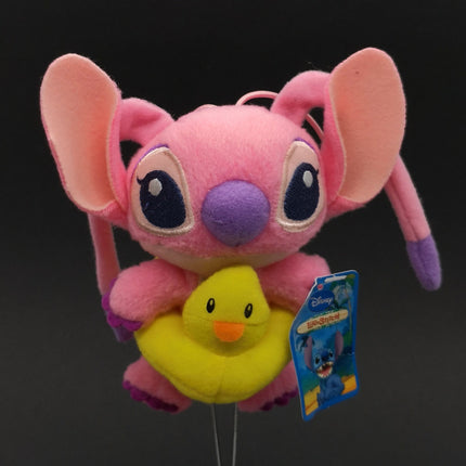 Disney Lilo & Stitch Angel with Duck Floatie – 5" Plush (Pre-Owned)