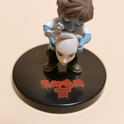 GHOST ZOMBIE HAIRDRESS 1.5" Mini Figure Weird Toy Careless of the Dead Takara