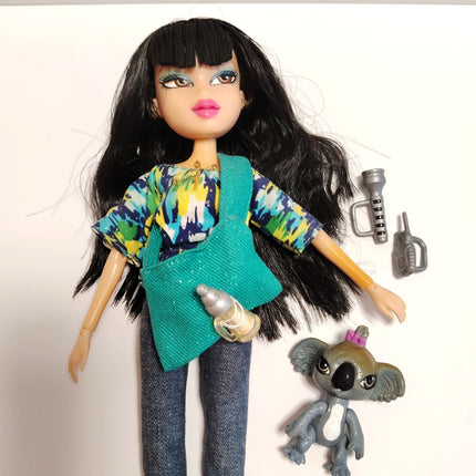 Bratz In the Wild Jade with Koala Pet – 11" Doll (Fair, Pre-Owned)