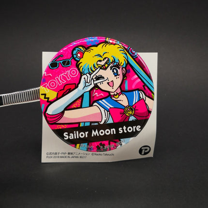 Sailor Moon Tokyo Store Pin Badge 3" – 2018 Anime Collectible (Pre-Owned)