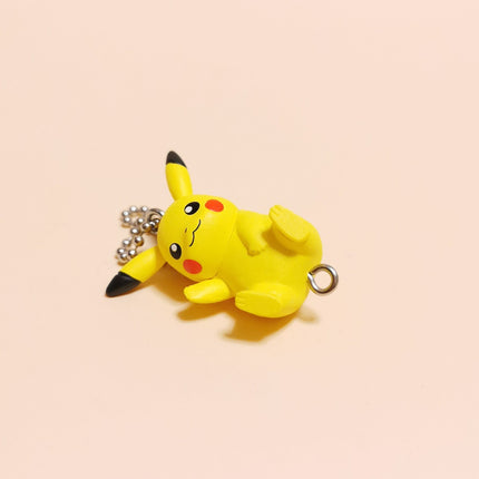 Pokemon Pikachu Hand Up Keychain 1" Mini Figure – Charm (Pre-Owned)