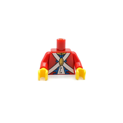 LEGO Pirates Imperial Soldier Uniform – Head & Red Torso poc019 (Pre-Owned)