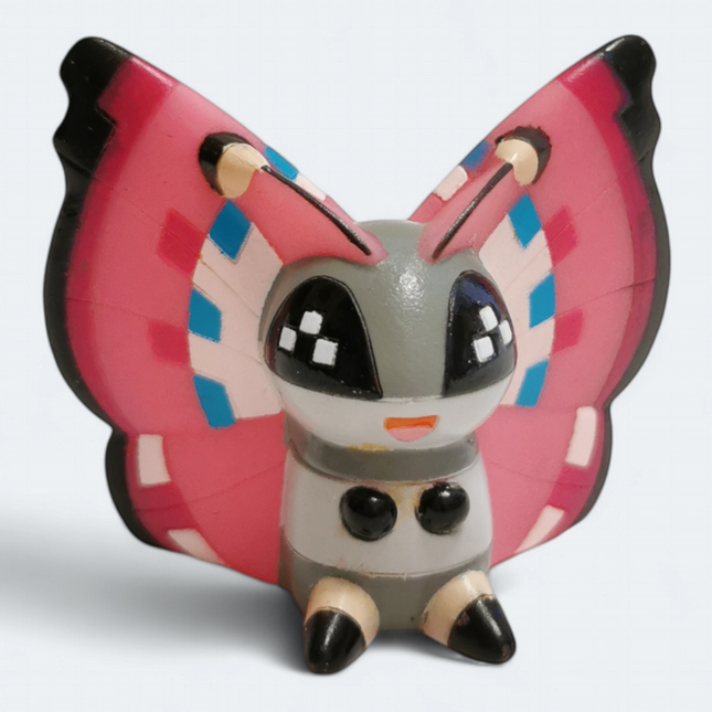 B.13 Pokemon Vivillon 1.5" Finger Puppet – Catch Them All (Bandai, Pre-Owned)