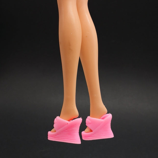 1/6 Scale Pink Platform Wedge Sandal Shoes – for 11" Doll Female (Pre-Owned)