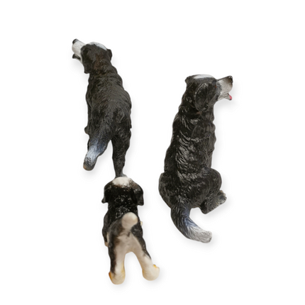 Miniature Spaniel Dog & Puppies Lot of 3 – 2.5" Figures (Pre-Owned)