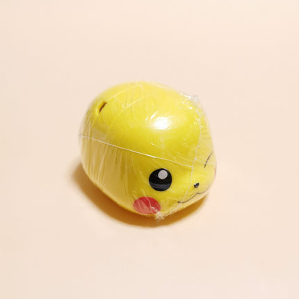 Pokemon CapChara Winking Pikachu 3.5" Mini Figure – Gacha (Bandai, Pre-Owned)