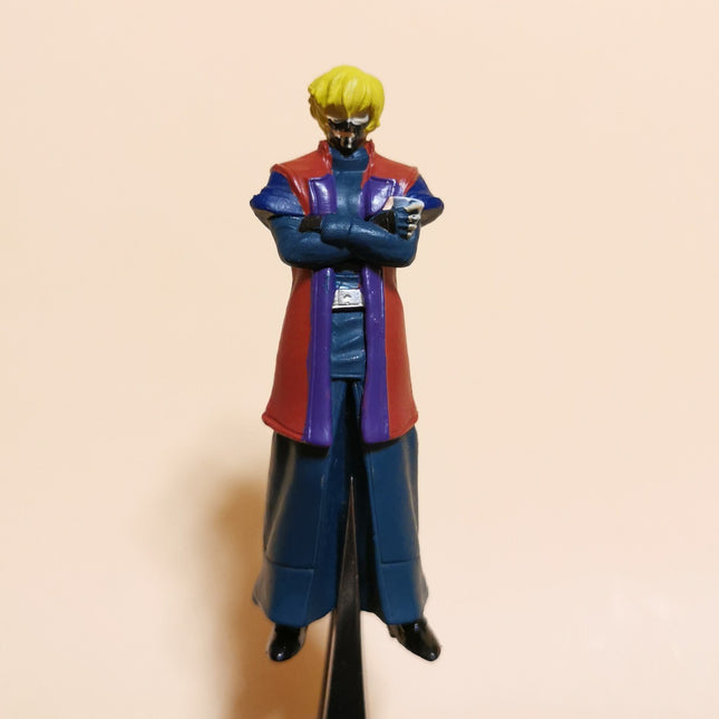 Mobile Suit Gundam 00 Mr. Bushido Graham Aker 2.5" Mini Figure – Trading Toy (Pre-Owned)