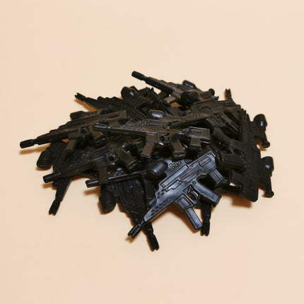 BLACK RIFLE WEAPON PART Lot of 16 Flint 2003 3.75" Figure Accessories Arsenal