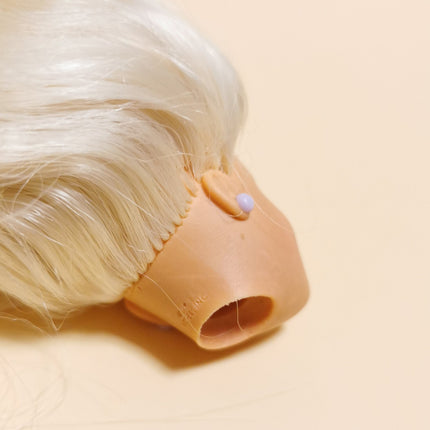 1/6 Doll Barbie Head Only – 90s Blonde Hair Blue Eyes Replacement (Pre-Owned)