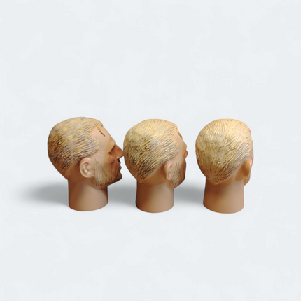 1/6 Scale Male Painted Head Sculpt – Lot of 3 (Pre-Owned)