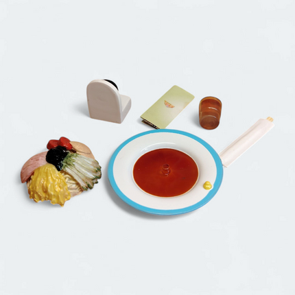Re-Ment Family Restaurant 2 #4 Japanese Cold Noodles – Dollhouse Meal (Pre-Owned)