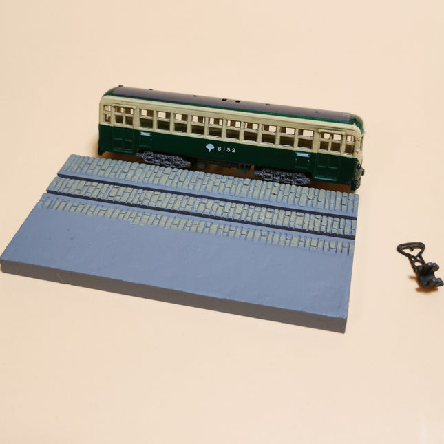 F-Toys 1/150 N Scale Painted Showa Toden Train – 3" Railroad Model (Pre-Owned)