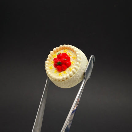 Re-Ment Miniature Cream Short Cake – Party Dessert (Rare, Pre-Owned)