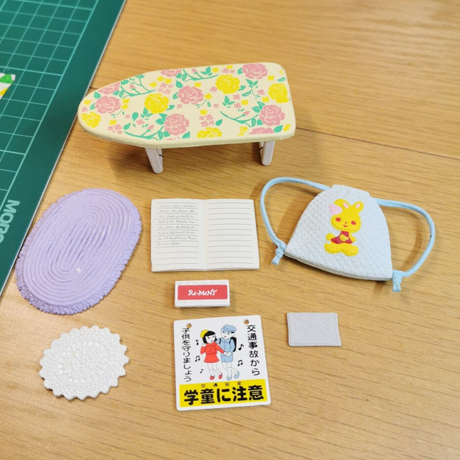 Re-Ment Miniature Ironing Board & Doormat – Retro Goods Series (Pre-Owned)