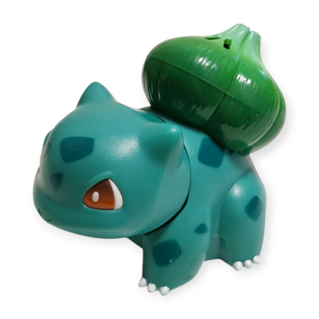 TOMY Pokemon Bulbasur 3.5" Nodding Figure – 1997 Vintage (Rare, Pre-Owned)