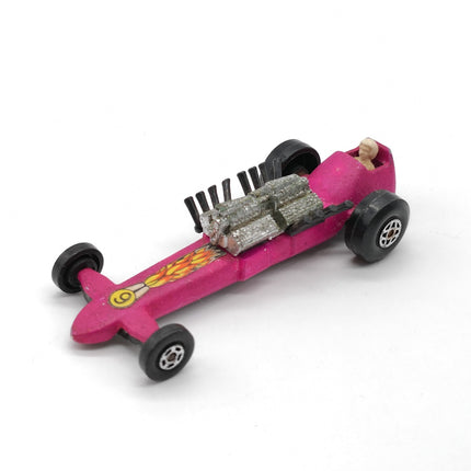 Matchbox Lesney Superfast #64 Slingshot Dragster Pink – Vintage Diecast Car (Pre-Owned)