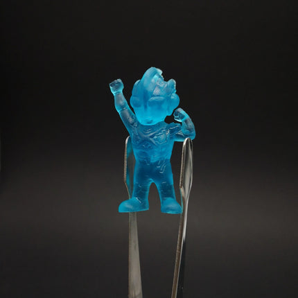 Bandai 2017 Ultraman X Ultra Battler Clear Blue 1.5" Mini Figure (Pre-Owned)