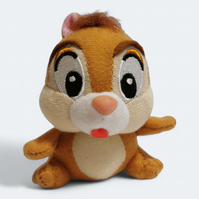 Disney Chip & Dale Big Head Dale – 3.5" Plush Keychain (Pre-Owned)