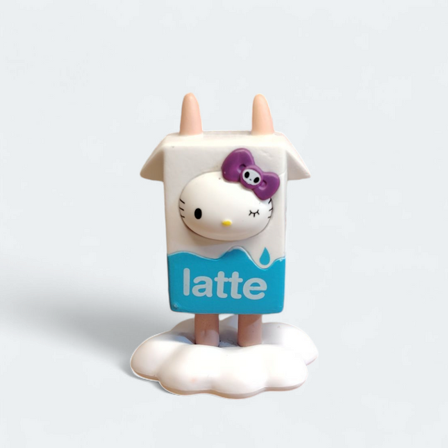 Tokidoki x Hello Kitty Latte Milk Carton Kitty – 2.5" Vinyl Figure (7-11, Pre-Owned)