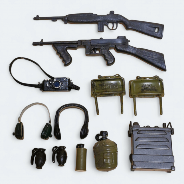 Military Gear Camera Radio Earphone Grenade – for 12" Figure (Pre-Owned)