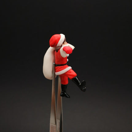 Fuchico as Santa Claus 2" Cup-Rim Figure – Christmas Anime Decor (Pre-Owned)