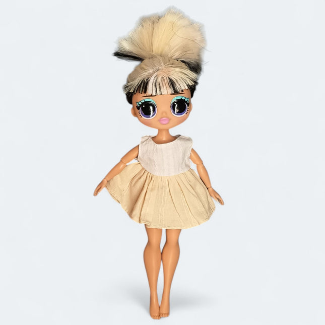 LOL OMG Doll Fashion Beige Dress Casual Outfit – 20cm Clothes (Pre-Owned)