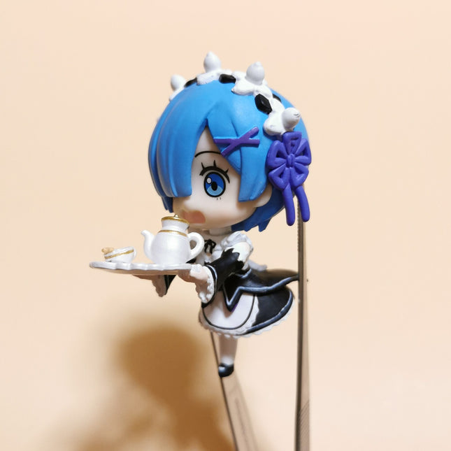 Re:Zero Rem as Maid 2.5" Mini Figure – Anime Toy (Pre-Owned)