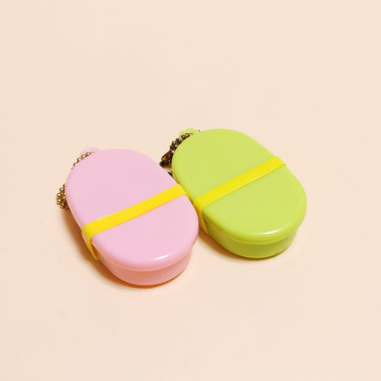Bento Lunch Box Keychain 1.5" – Lot of 2 Dollhouse Food (Pre-Owned)